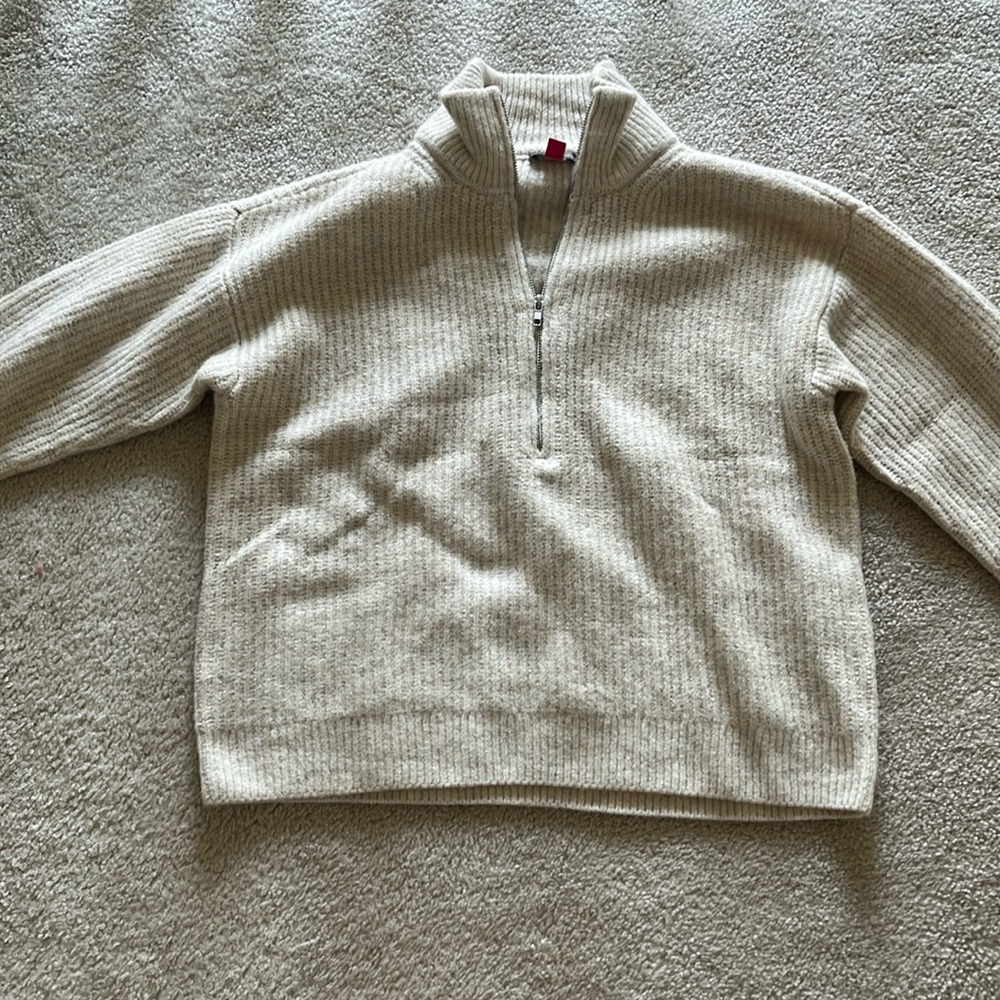 Vince Camuto Sweater Quarter Zip Pullover